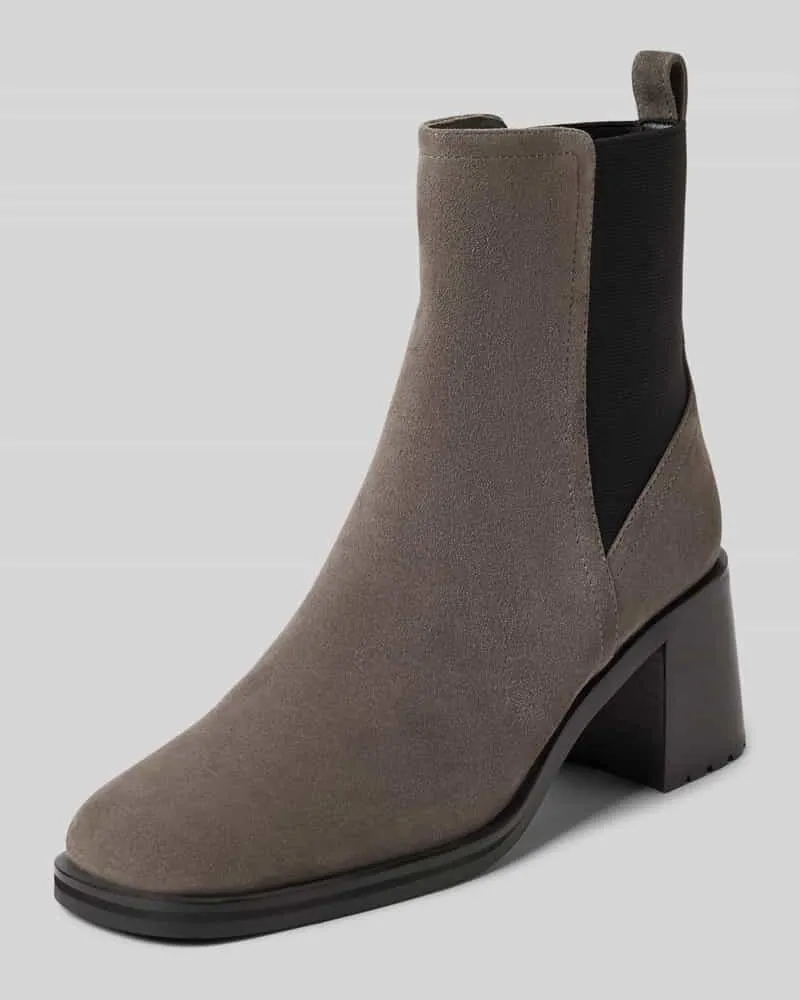 Marc Cain Stiefeletten mit Blockabsatz Hellgrau