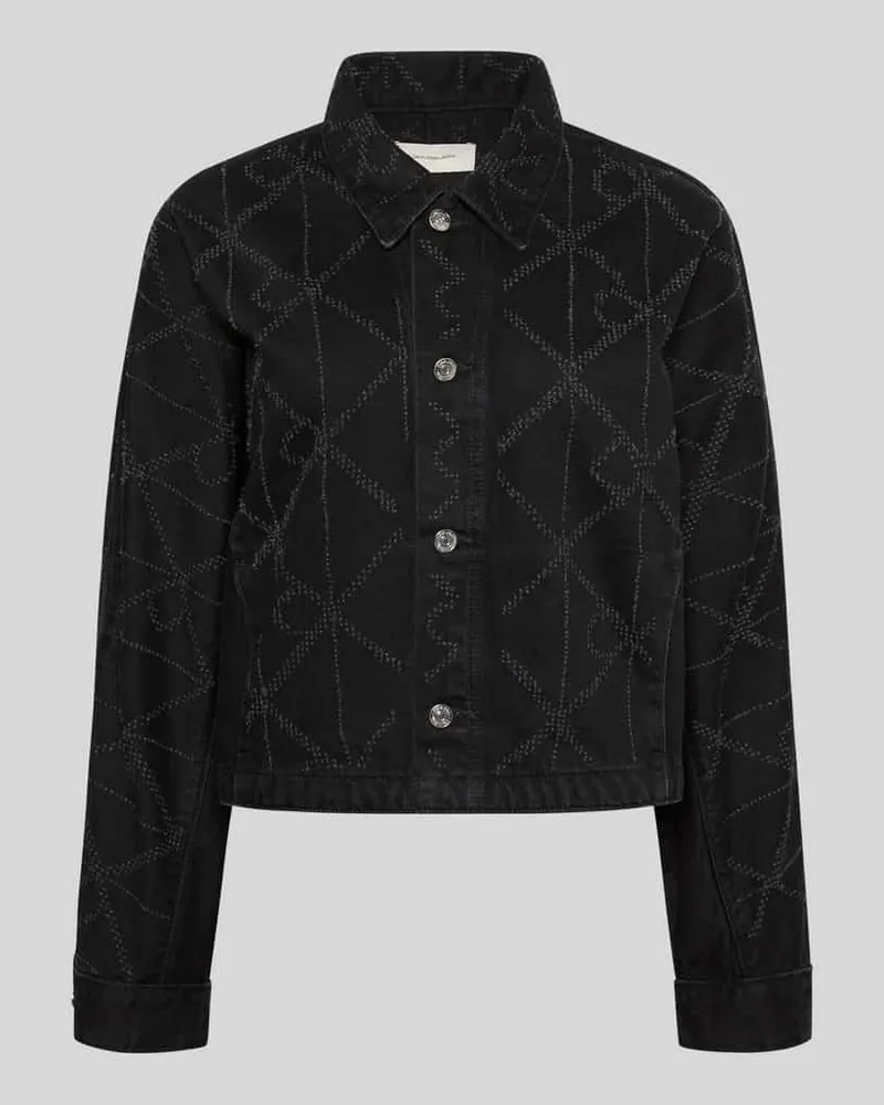Calvin Klein Relaxed Fit Jeansjacke aus reiner Baumwolle Modell 'DOLEMAN Black