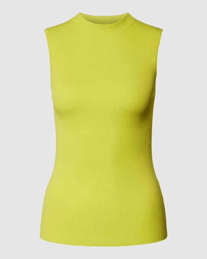 HUGO BOSS Tanktop mit geripptem Rundhalsausschnitt Modell 'FESKIES Neon