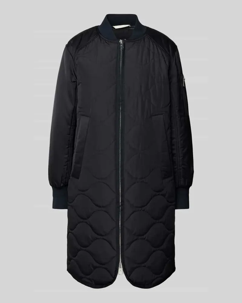 Marc O'Polo Regular Fit Longblouson mit Stehkragen Marine