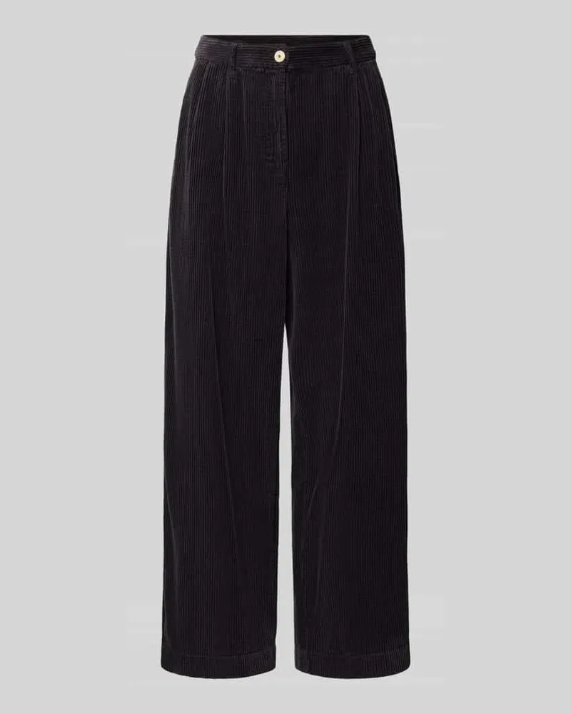 American Vintage Wide Fit Cordhose aus reiner Baumwolle Modell 'PADOW Anthrazit