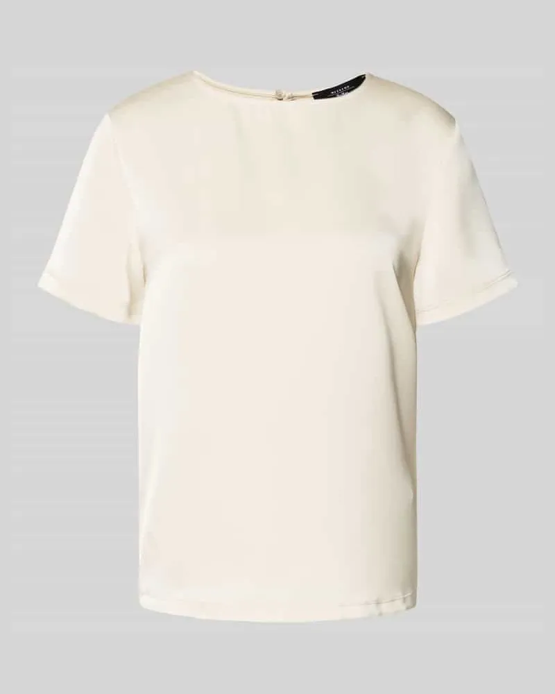 Max Mara T-Shirt mit Rundhalsausschnitt Modell 'GILBERT Offwhite