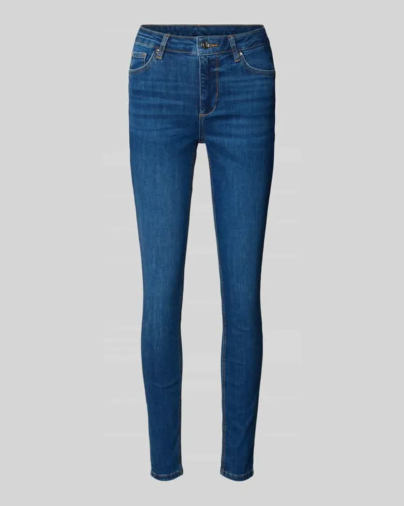 Liu Jo Skinny Fit Jeans mit Gesäßtaschen Dunkelblau