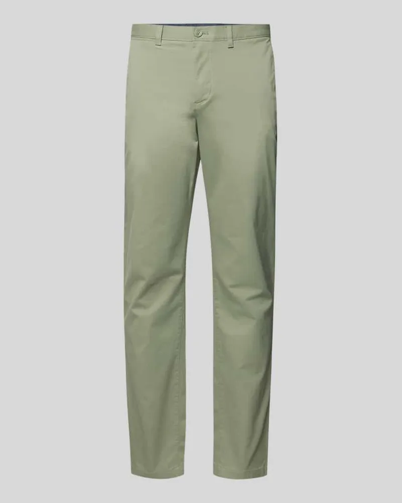 Tommy Hilfiger Straight Leg Chino aus Baumwoll-Mix Modell 'DENTON Gruen