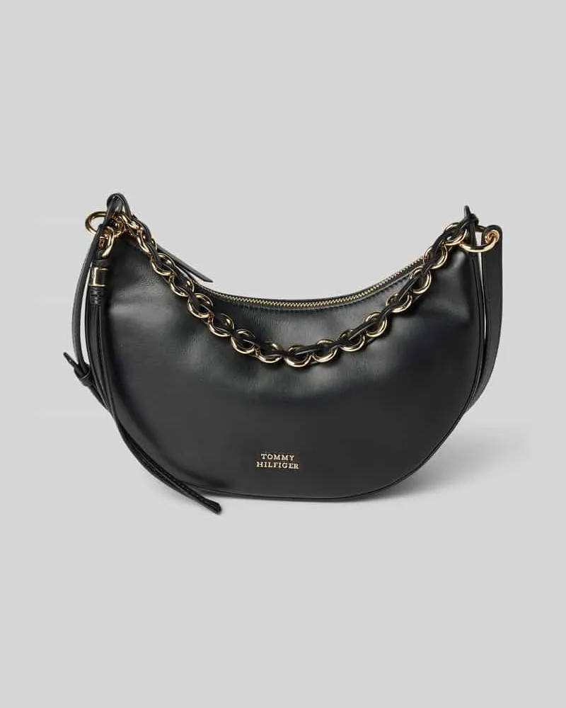 Tommy Hilfiger Crossbody-Tasche aus echtem Leder Black