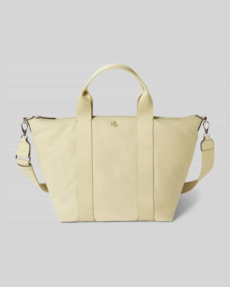 Ralph Lauren Handtasche mit Tragehenkel Modell 'STEVIE Oliv