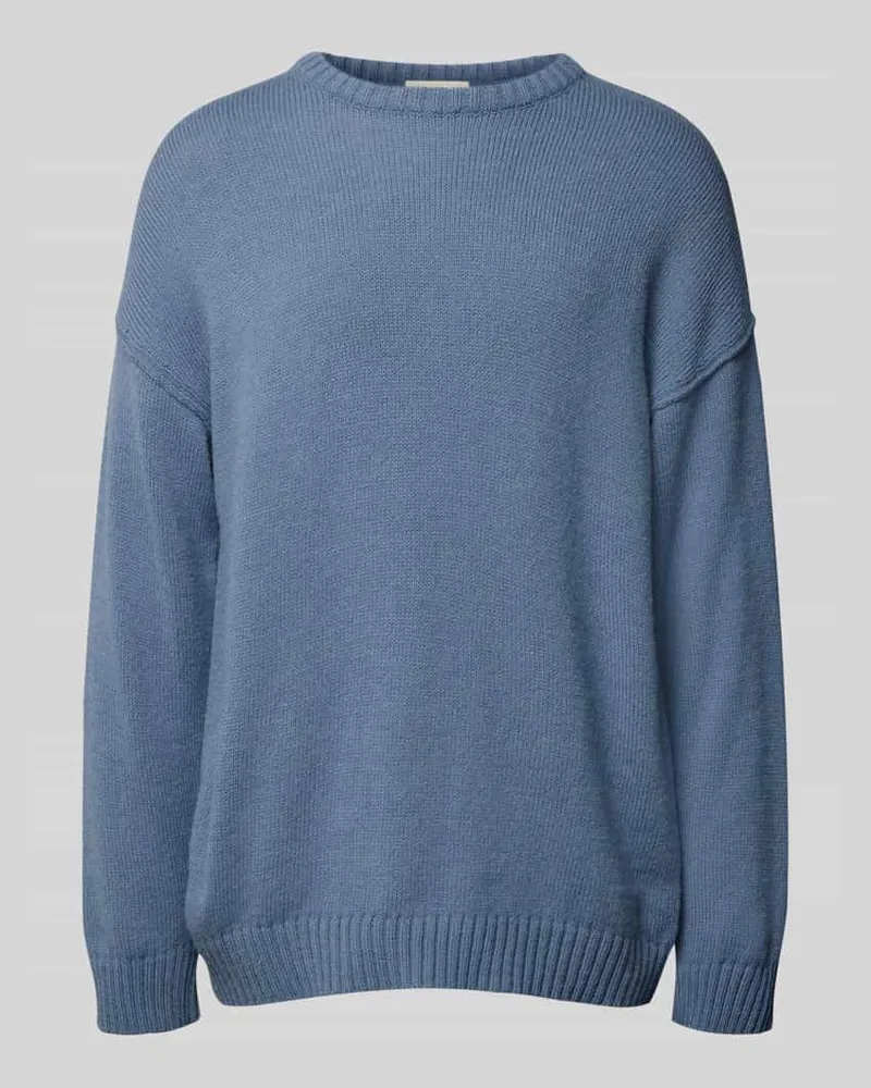 Drykorn Strickpullover mit überschnittenen Schultern Modell 'MALIO Blau