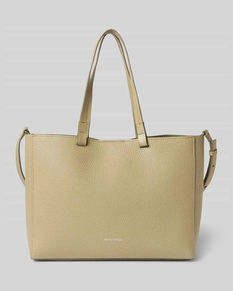 Marc O'Polo Shopper aus genarbtem Rindsleder Schilf
