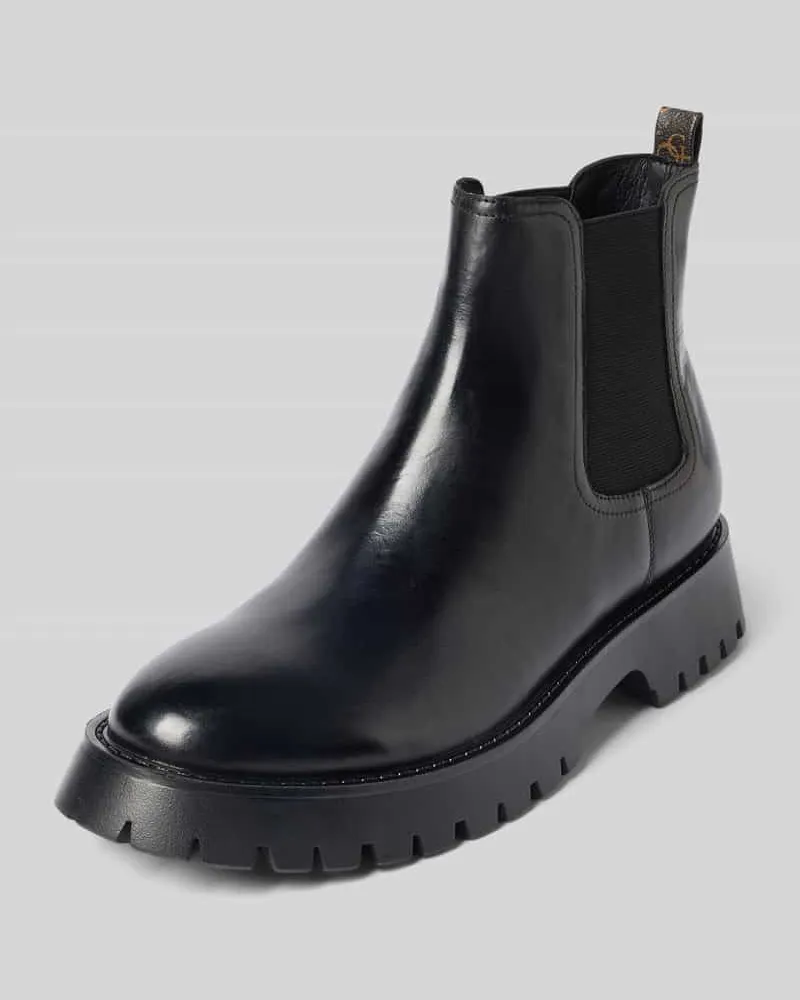 Guess Chelsea Boots aus echtem Leder Modell 'Gomez Black