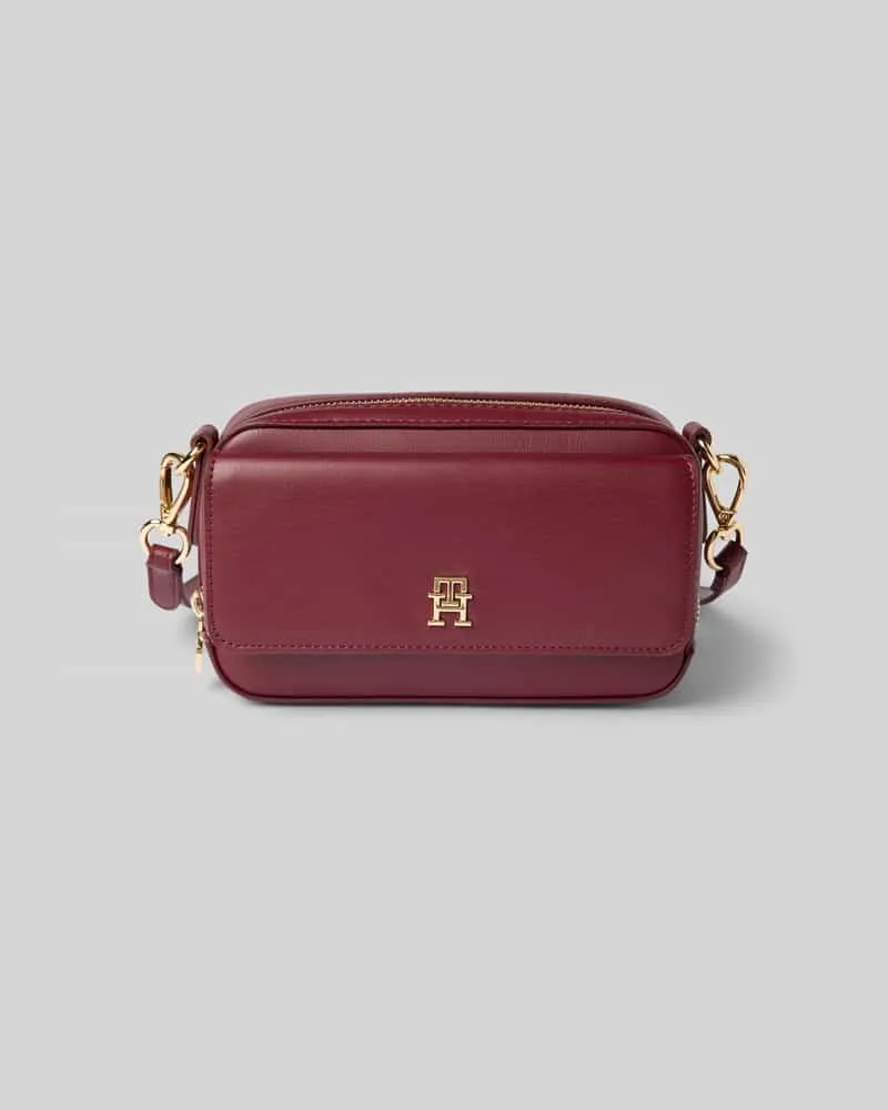 Tommy Hilfiger Umhängetasche mit Label-Applikation Bordeaux