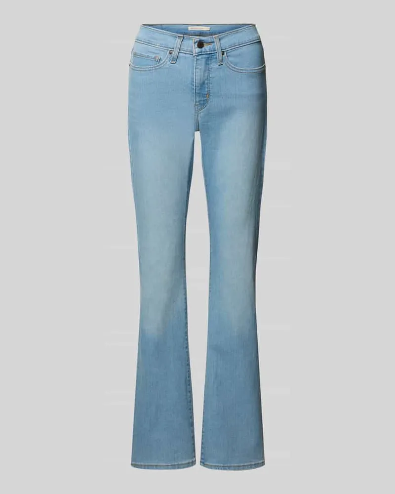 Levi's Bootcut Jeans aus Baumwoll-Mix Modell '315 Hellblau