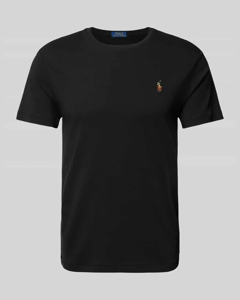 Ralph Lauren T-Shirt mit Label-Stitching Black