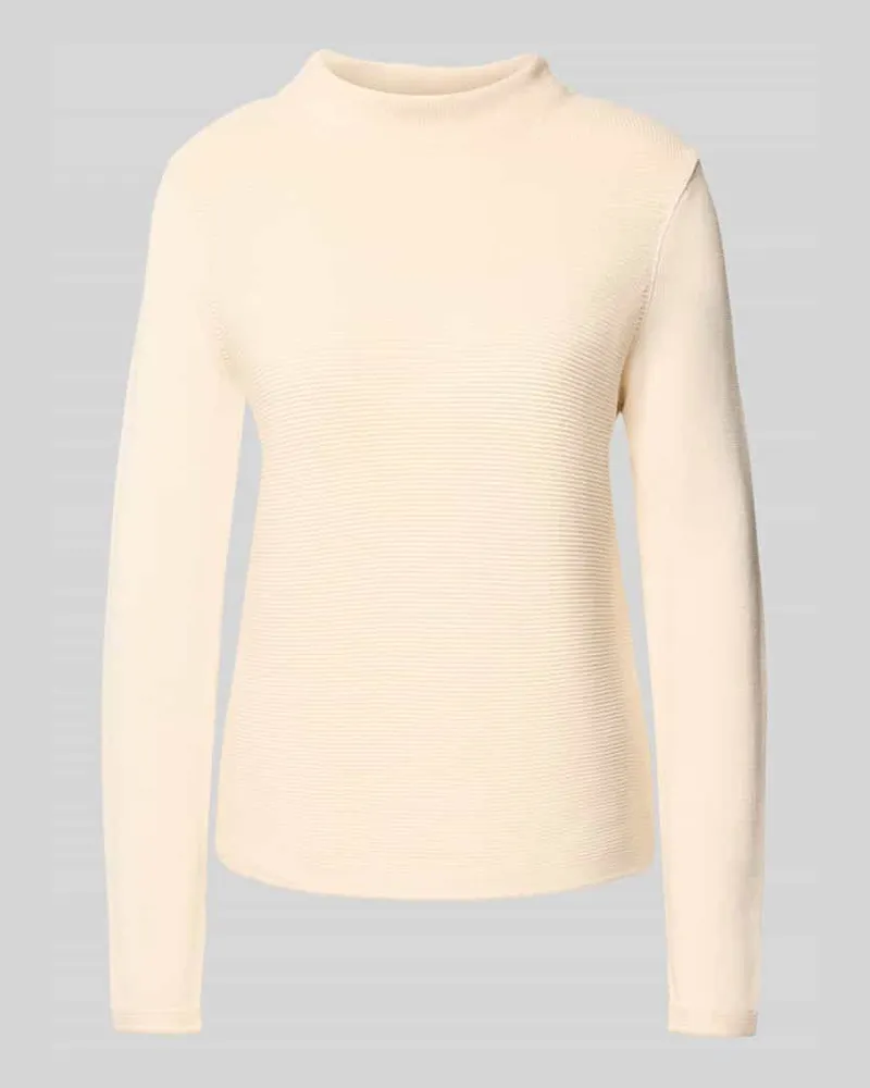 Marc O'Polo Regular Fit Strickpullover aus reiner Baumwolle Offwhite