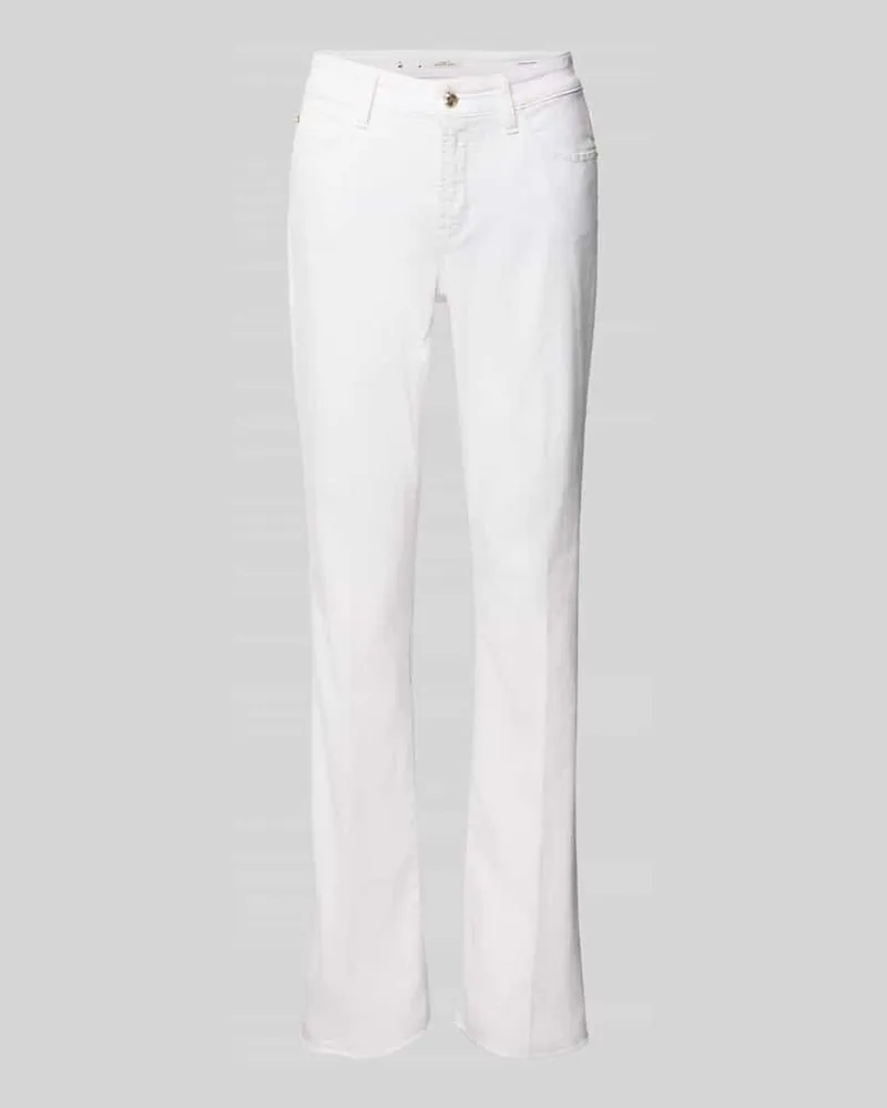 Cambio Bootcut Jeans im 5-Pocket-Design Modell 'PARIS Weiss
