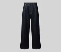 Wide Fit Jeans mit Logo-Patch