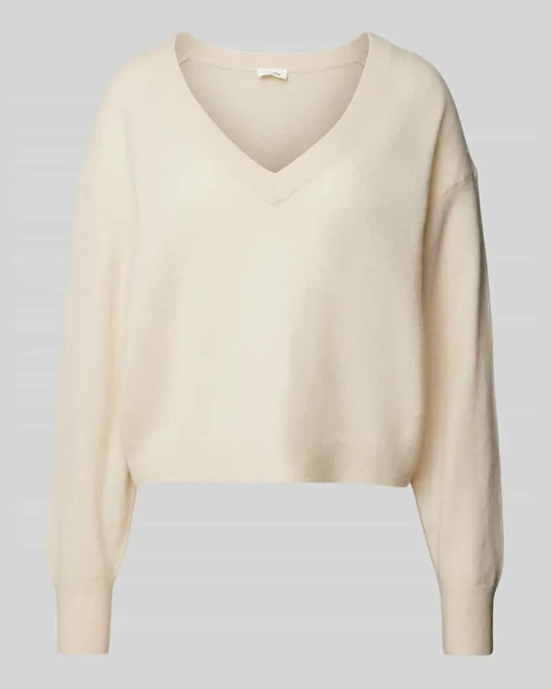 American Vintage Strickpullover aus Woll-Mix mit Kaschmir-Anteil Modell 'RAXOW Sand