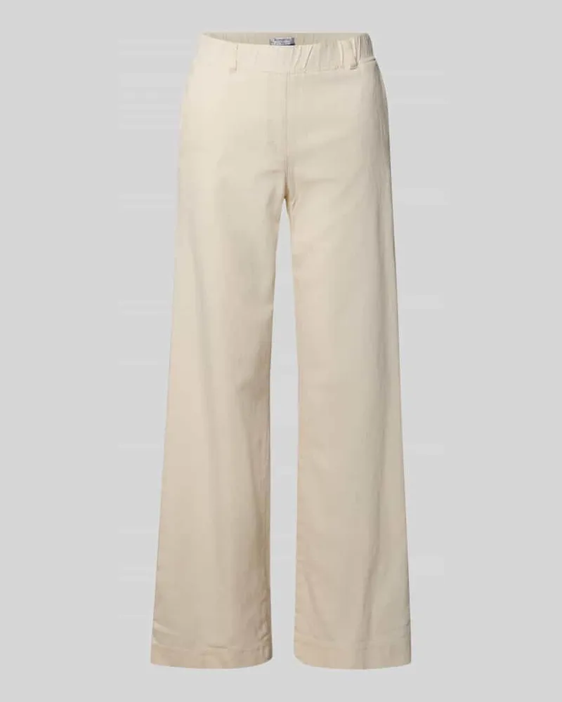 Brax Flared Jeans aus Baumwoll-Mix Modell 'PAM Ecru