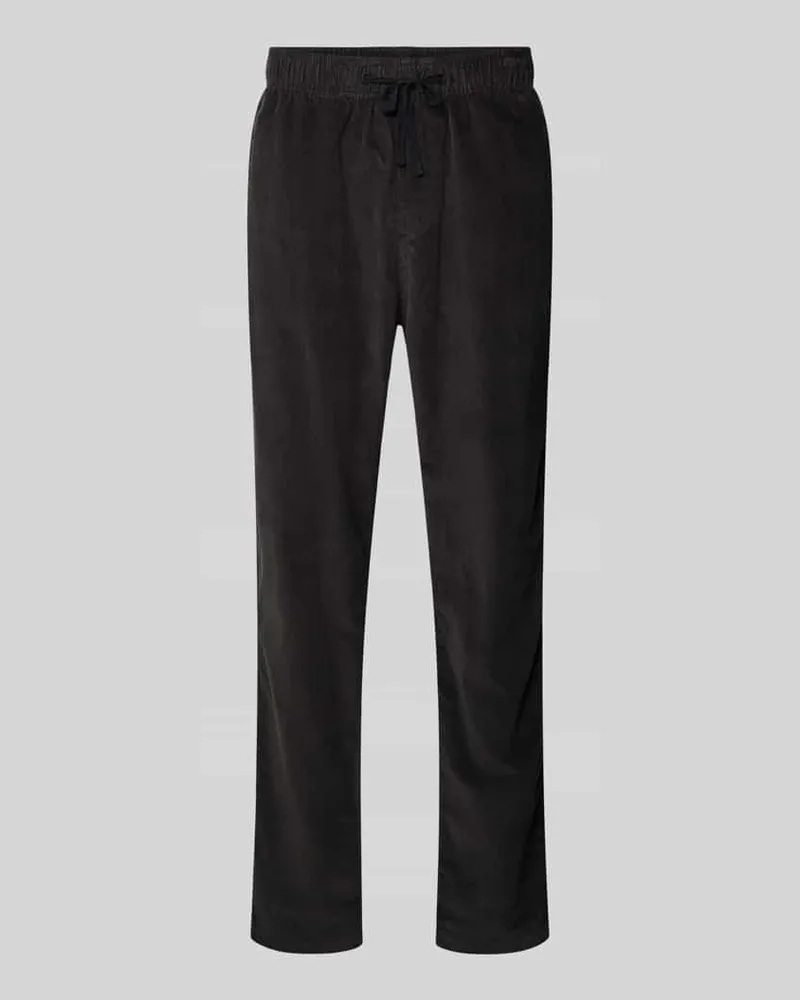 Tommy Hilfiger Tapered Cordhose aus reiner Baumwolle Modell 'ISAAC Black