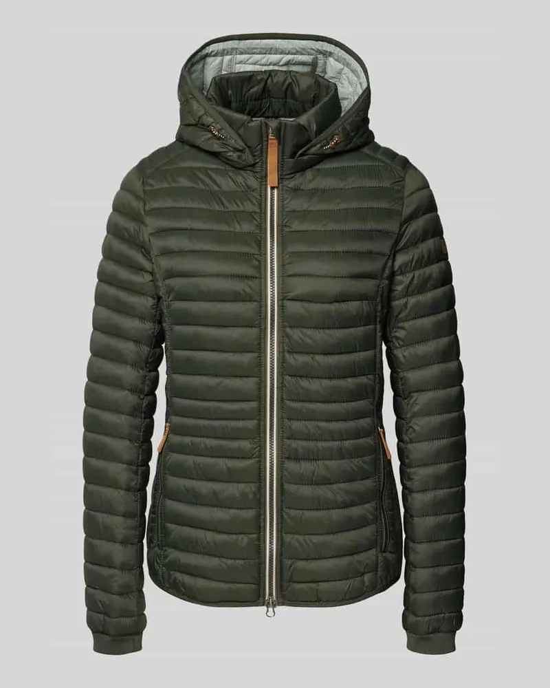 Camel Active Steppjacke mit gefüttertem Stehkragen Gruen