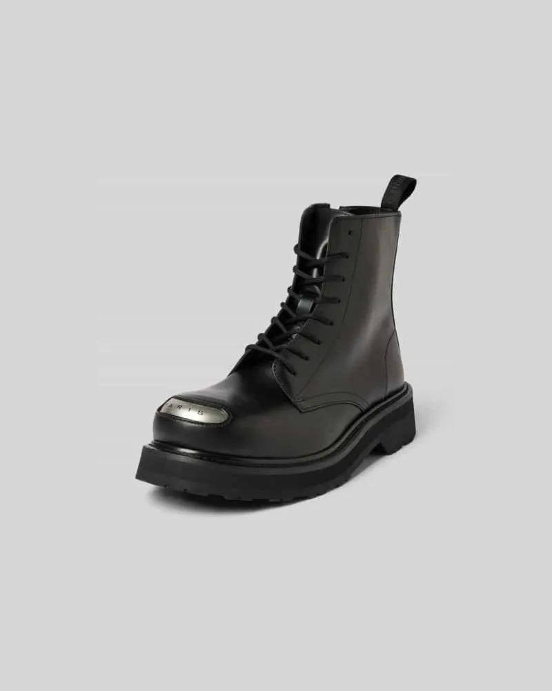 Kenzo Schnürstiefel mit Reißverschluss Black