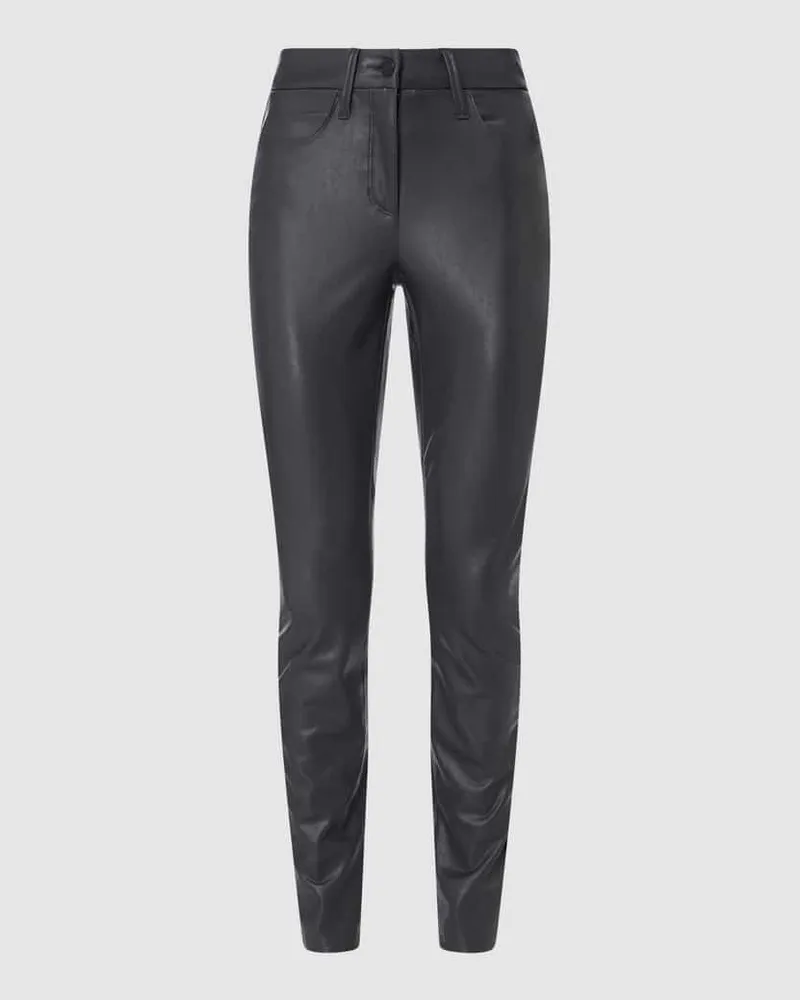 Cambio Leggings in Leder-Optik Modell 'RAY 5 POCKET Graphit