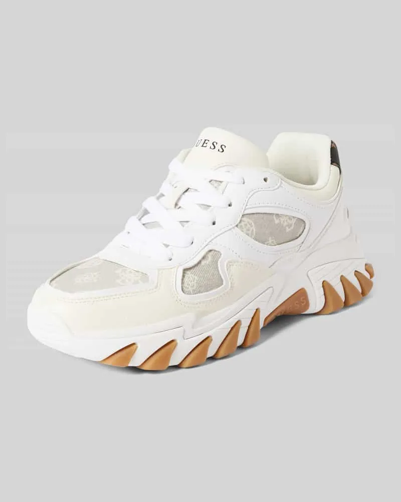 Guess Chunky Sneaker mit Label-Print Modell 'NORINA Beige