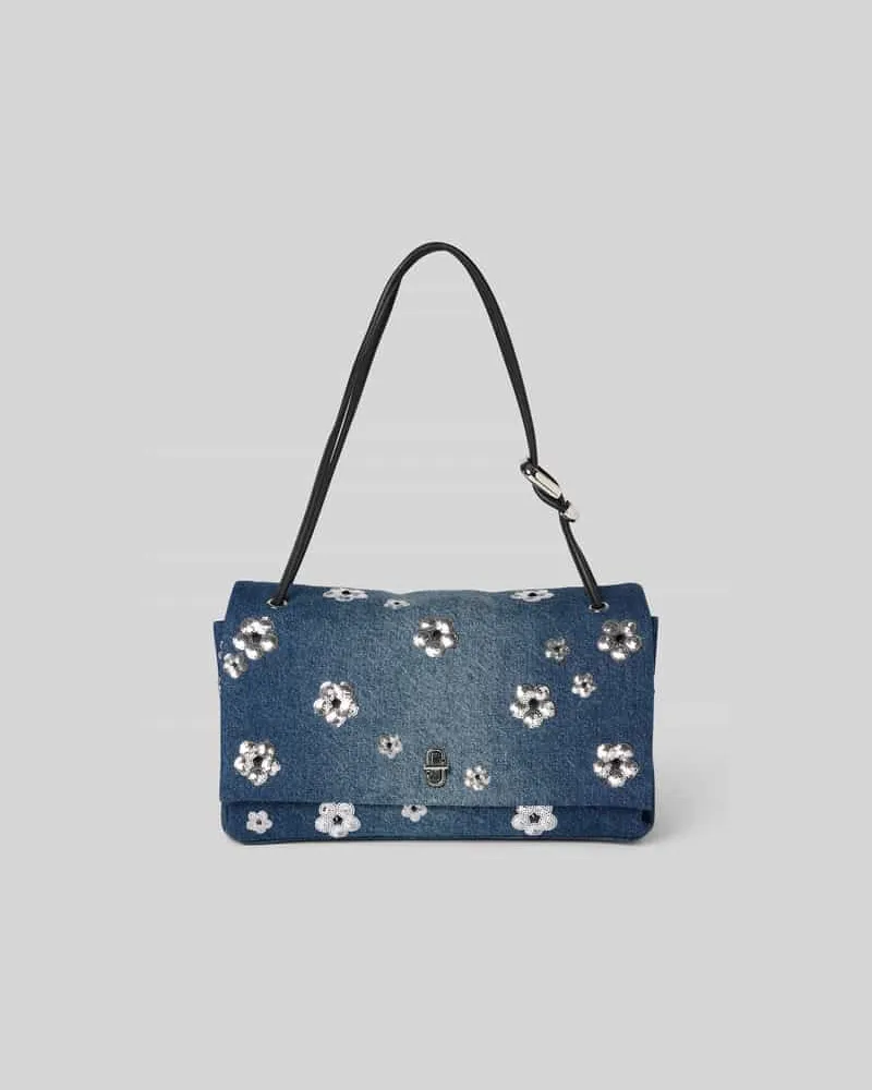 Marc Jacobs Shoulder Bag in Denim-Optik Jeansblau