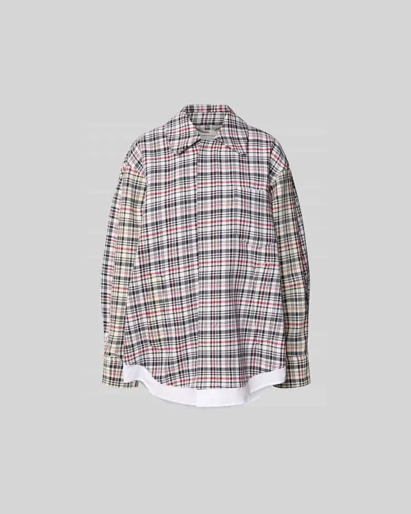 Victoria Beckham Jacke mit Leinen-Anteil Weiss