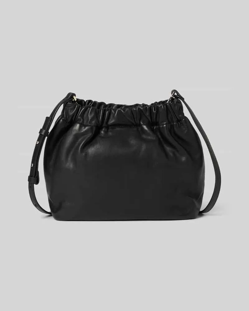 Liebeskind Hobo Bag mit Logo-Prägung Modell 'CLOUD Black