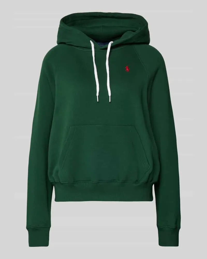 Ralph Lauren Regular Fit Hoodie mit Logo-Stitching Dunkelgruen