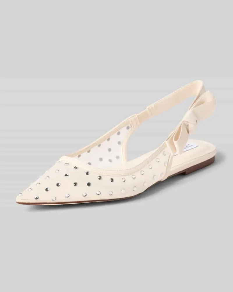 Steve Madden Ballerinas mit Ziersteinbesatz Modell 'OLYVIA Beige