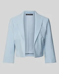 Betty Barclay Cropped Blazer mit Reverskragen Hellblau