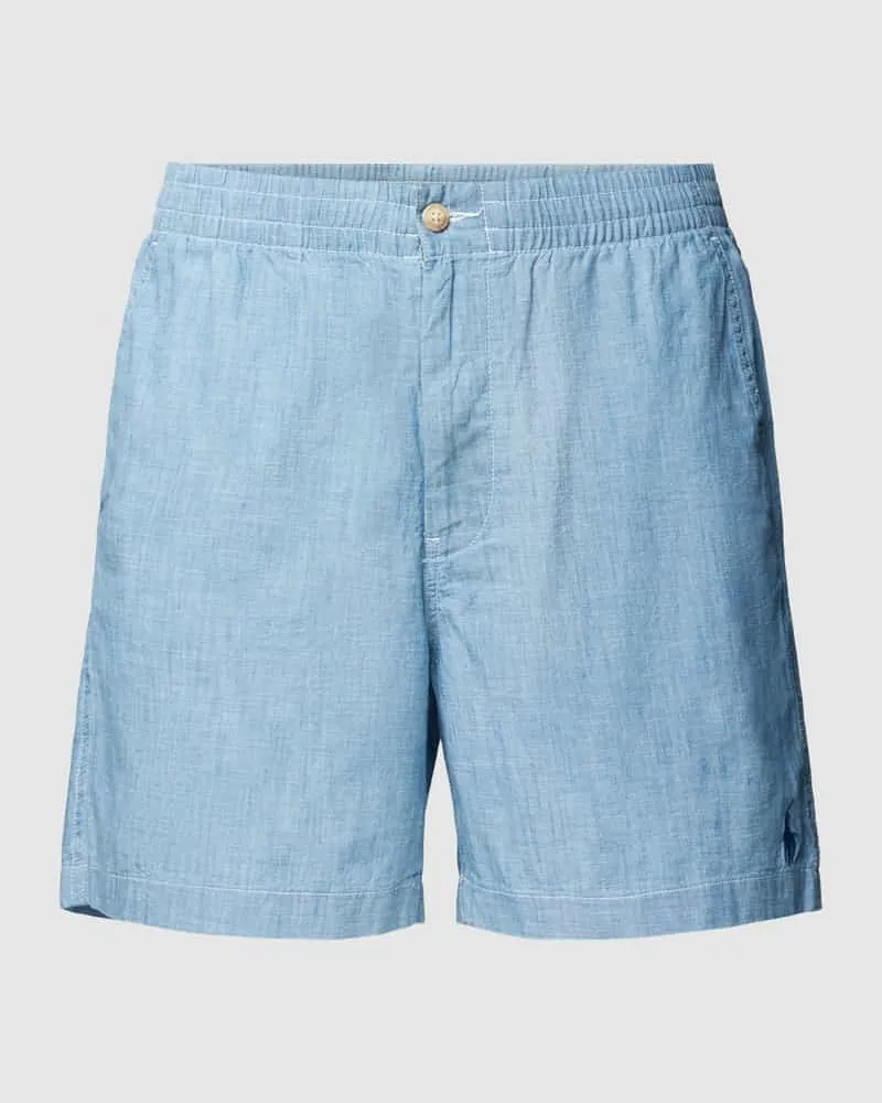 Ralph Lauren Shorts mit Eingrifftaschen und unifarbenem Design Blau