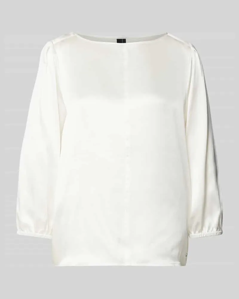 Marc Cain Seidenbluse mit 3/4-Arm Offwhite