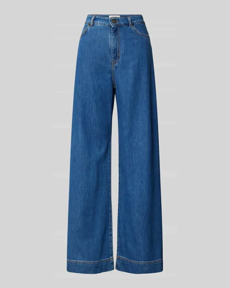 Max Mara Jeans mit 5-Pocket-Design Modell 'VEGA Blau