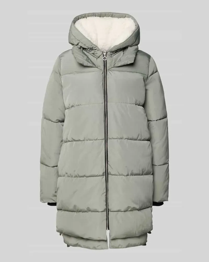 only Regular Fit Steppmantel mit Kapuze Modell 'KELLY Schilf
