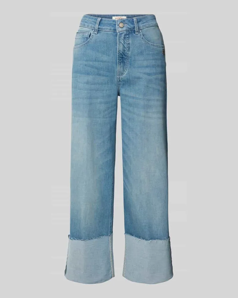Gang Wide Fit Jeans mit verkürztem Schnitt Modell 'JETTE CULOTTE Blau