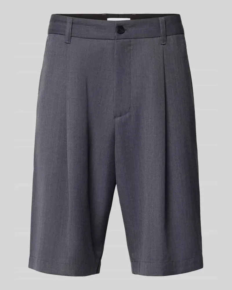 Samsøe & Samsøe Bermudas mit Gesäßtaschen Modell 'mandla Dunkelgrau