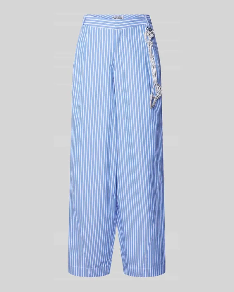 Essentiel Loose Fit Karottenhose mit Strassgürtel Modell 'HOEK Hellblau