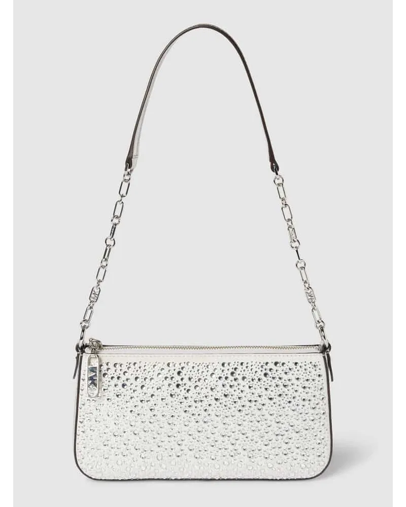 Michael Kors Handtasche mit Strasssteinbesatz Modell 'EMPIRE Silber