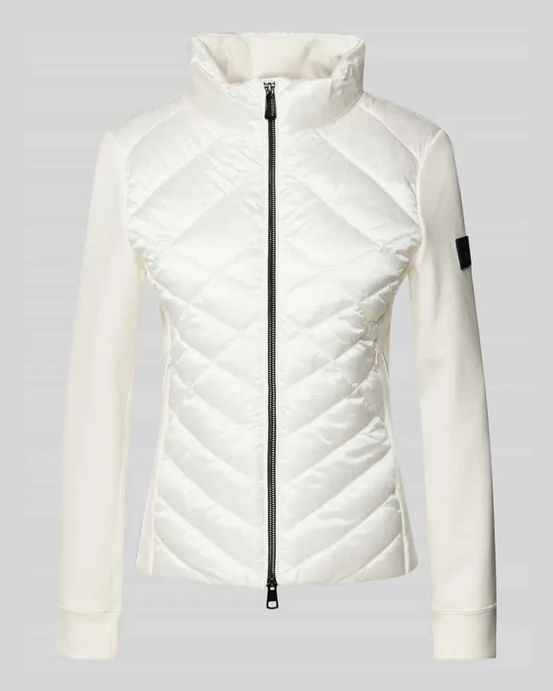 Marc Cain Steppjacke mit Zweiwege-Reißverschluss Offwhite