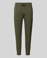 Ralph Lauren Slim Fit Sweatpants mit aufgesetzten Taschen Oliv