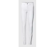 Slim Fit Jeans mit Label-Patch