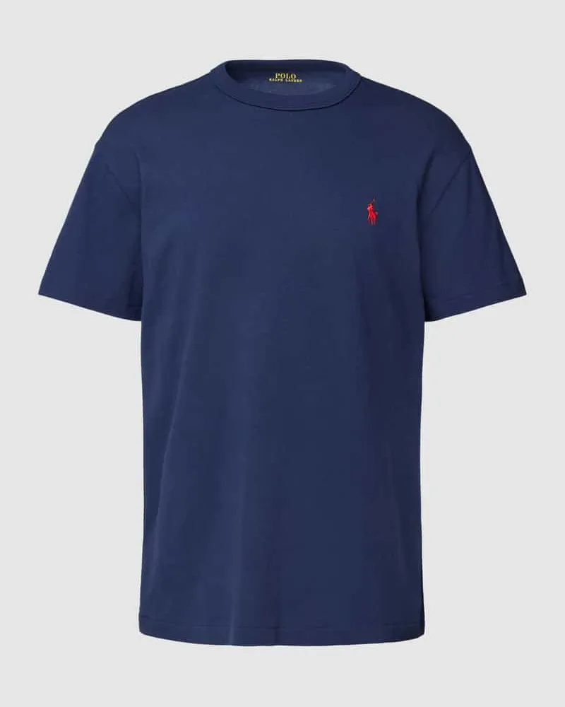 Ralph Lauren Classic Fit T-Shirt mit Label-Stitching Marine