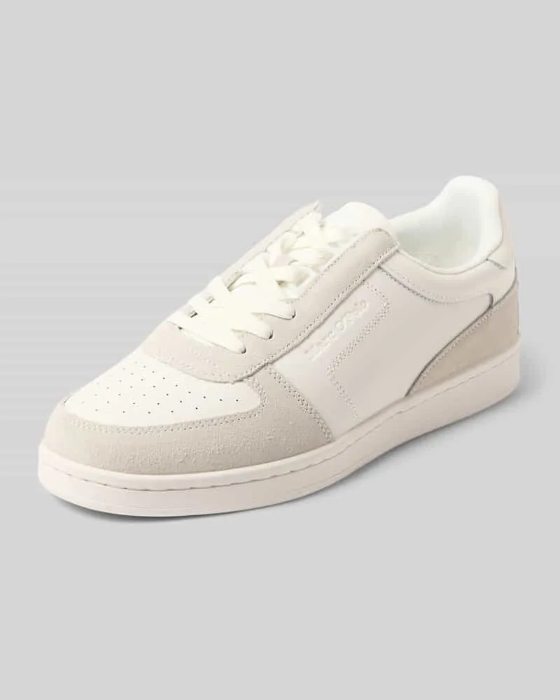 Marc O'Polo Sneaker aus echtem Leder 'AGAR 3A Weiss