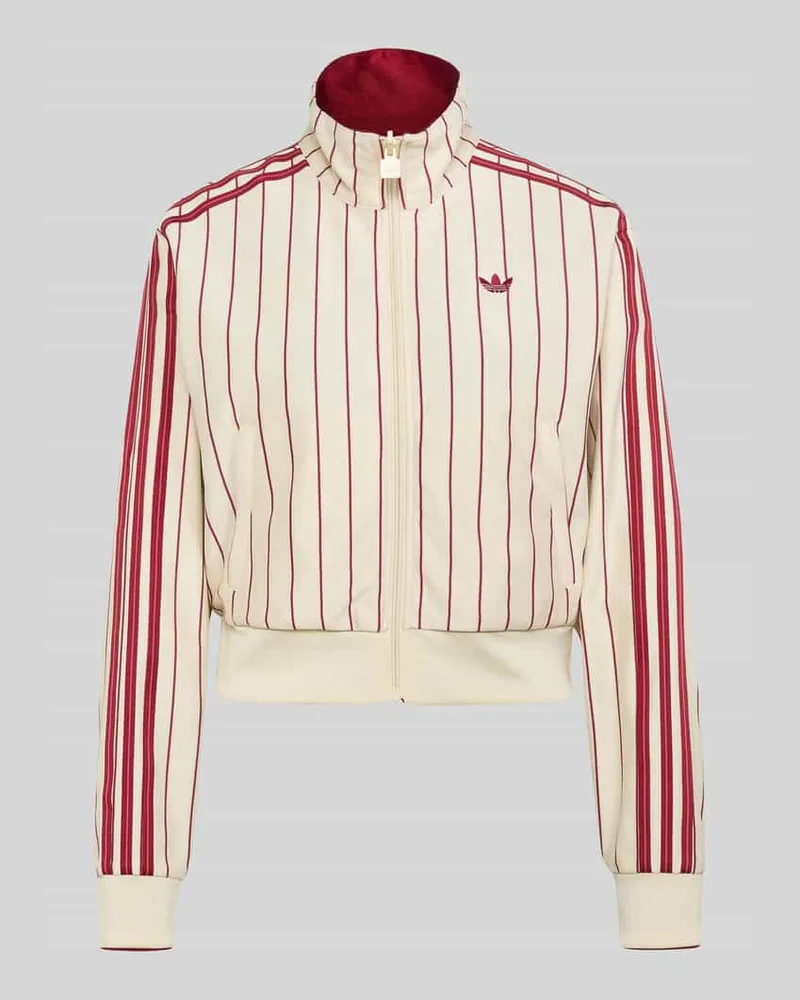 adidas Regular Fit Sweatjacke mit Wendeoption und Logo-Stitchings Offwhite