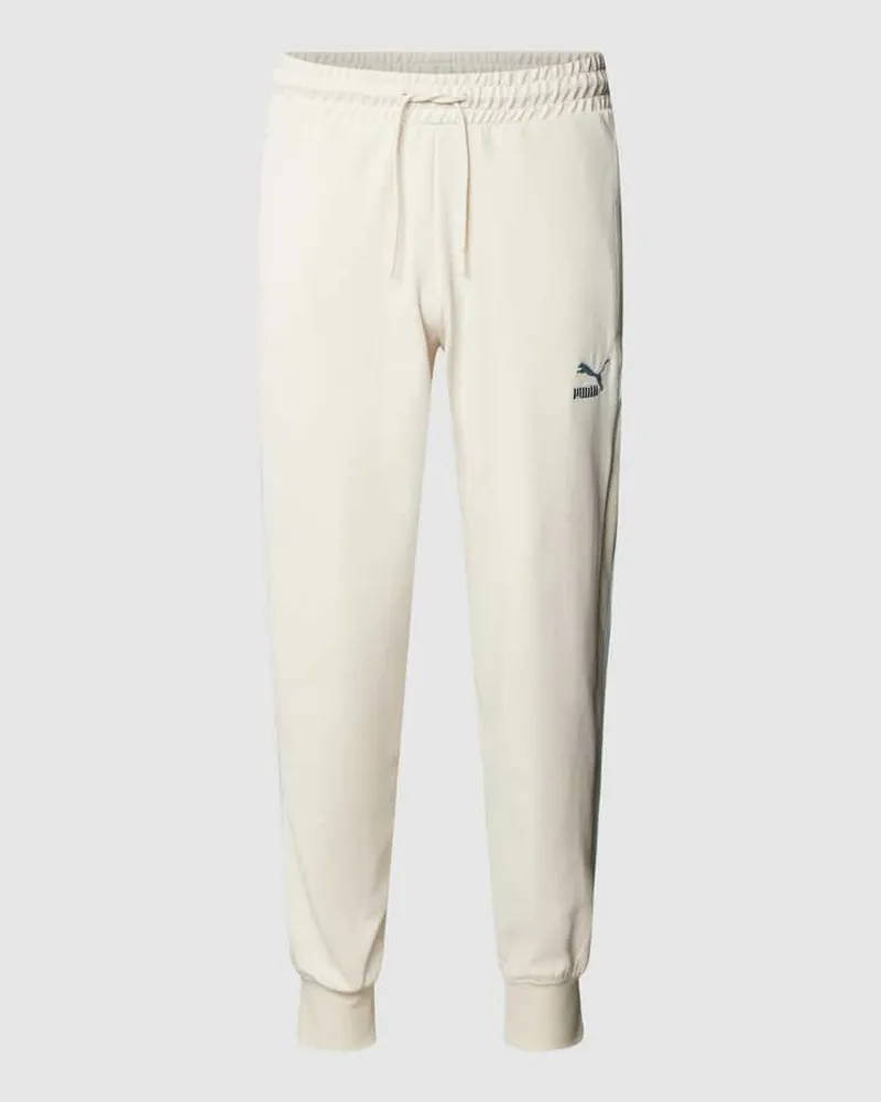 Puma Sweatpants mit Eingrifftaschen Offwhite