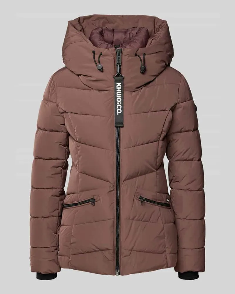 khujo Steppjacke mit Kapuze Altrosa