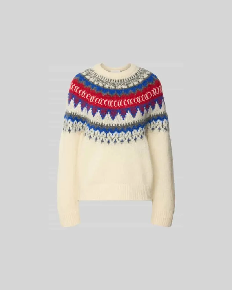 Closed Pullover mit gerippten Abschlüssen Ecru