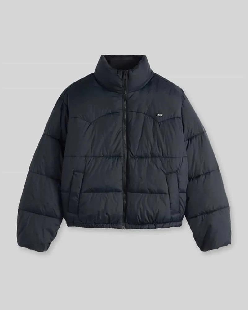 Levi's Steppjacke mit Logo-Detail Anthrazit